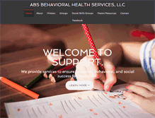 Tablet Screenshot of absbehavioralhealthservices.com